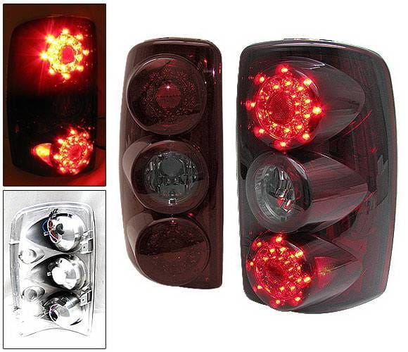 GMC Denali 4 Car Option LED Taillights - Black - LT-GYD00LEDJB-6