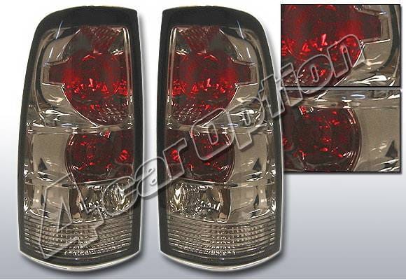 Chevrolet Silverado 4 Car Option Altezza Taillights - Smoke - LT-GSV99B-KS