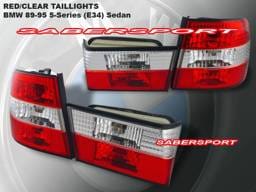 Euro RED Clear Tail Lights