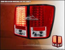 RED CLEAR LED TAIL LIGHTS