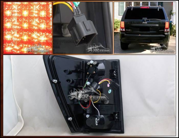 RED CLEAR LED TAIL LIGHTS thumbnail 2