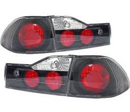 Honda Accord 4DR 4 Car Option Altezza Taillights - Black - LT-HA014JB-YD