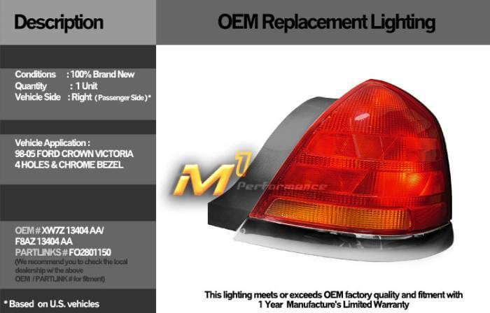 Crown Victoria OEM Tail Lights