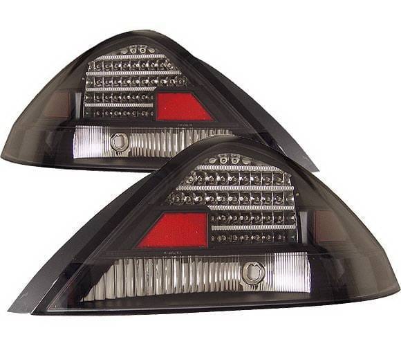 Honda Accord 2DR 4 Car Option LED Taillights - Black - LT-HA032LEDJB-KS