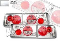 Honda Accord 4 Car Option Altezza Taillights - V2 - Chrome - LT-HA90A2-KS