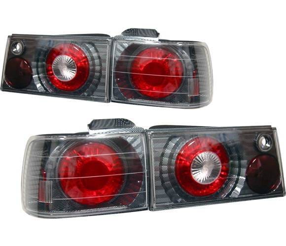 Honda Accord 4 Car Option Altezza Taillights - V2 - Carbon Fiber Style - LT-HA90F2-YD
