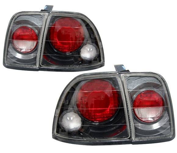 Honda Accord 4 Car Option Altezza Taillights - Carbon Fiber Style - LT-HA96F-YD