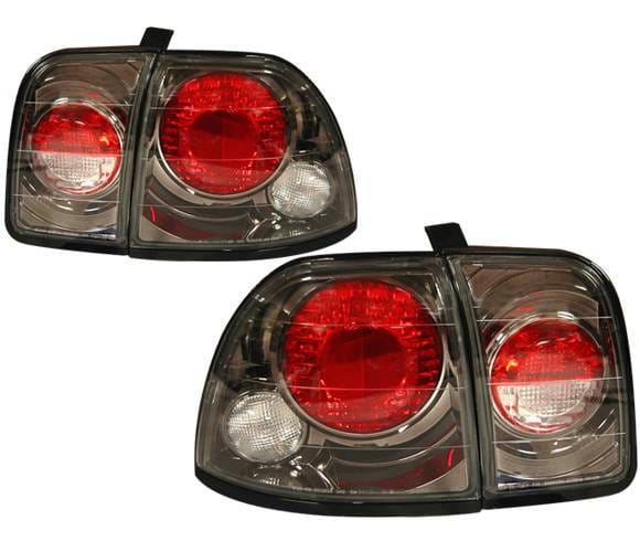 Honda Accord 4 Car Option Altezza Taillights - Gunmetal - LT-HA96G3-YD