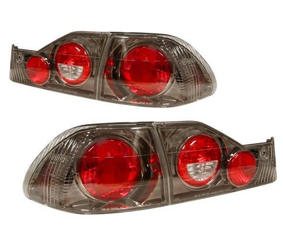 Honda Accord 4DR 4 Car Option Altezza Taillights - Gunmetal - LT-HA984G-YD