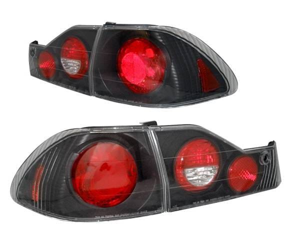 Honda Accord 4DR 4 Car Option Altezza Taillights - Black - LT-HA984JB-YD