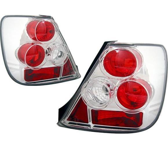 Honda Civic HB 4 Car Option Altezza Taillights - Chrome - LT-HC03A-YD