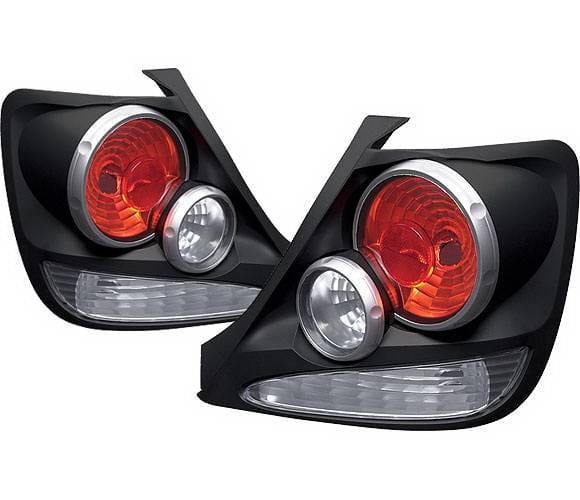 Honda Civic HB 4 Car Option 3D Style Taillights - Black - LT-HC03DB-9