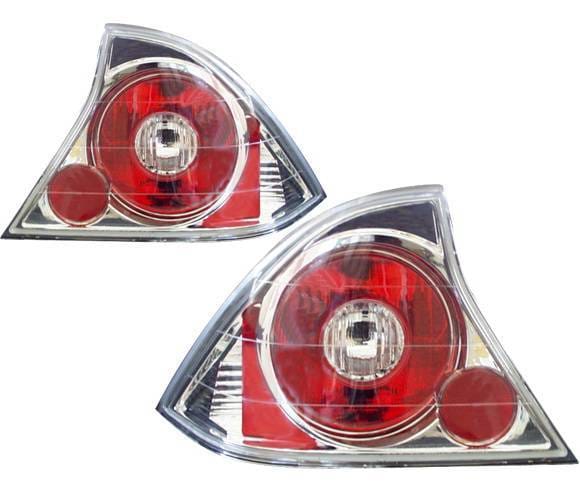 Honda Civic 2DR 4 Car Option Altezza Taillights - Chrome - LT-HC012A-YD
