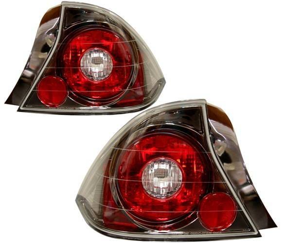 Honda Civic 2DR 4 Car Option Altezza Taillights - Gunmetal - LT-HC012G-YD