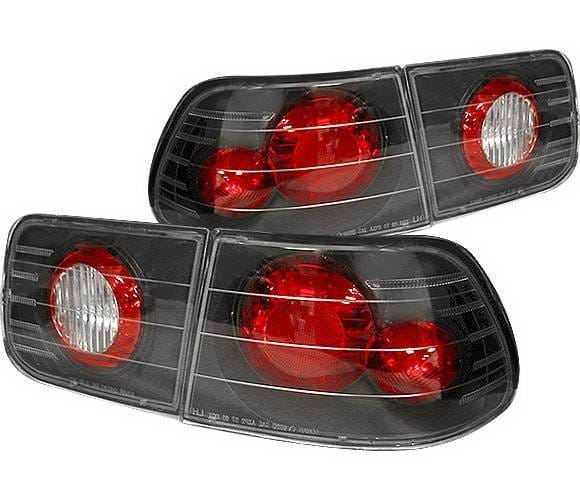 Honda Civic 2DR 4 Car Option Altezza Taillights - Black - LT-HC962JB-YD
