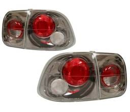 Honda Civic 4DR 4 Car Option Altezza Taillights - Gunmetal - LT-HC964G-YD