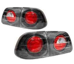 Honda Civic 4DR 4 Car Option Altezza Taillights - Carbon Fiber Style - LT-HC994F-YD