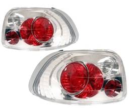 Honda Del Sol 4 Car Option Altezza Taillights - Chrome - LT-HD93A-YD