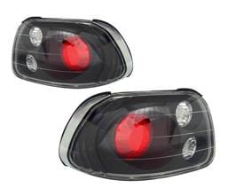 Honda Del Sol 4 Car Option Altezza Taillights - Black - LT-HD93JB-3