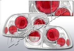 Honda Civic 4DR 4 Car Option Altezza Taillights - V2 - Chrome - LT-HC964A2-KS