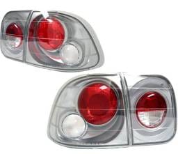 Honda Civic 4DR 4 Car Option Altezza Taillights - Titanium - LT-HC964AD-YD