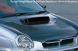 Zenki Light Weight Bonnet Without Louver