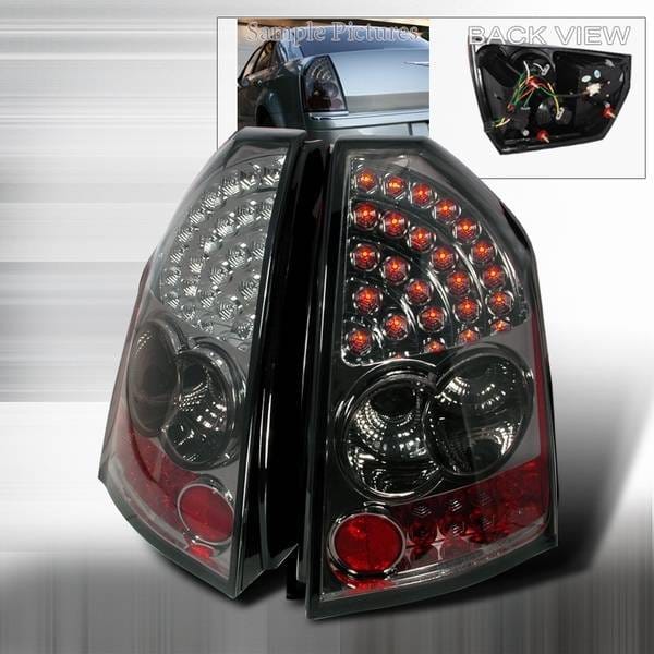 Chrysler 300 Custom Disco Smoke LED Taillights - LT-300C05GLED
