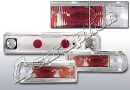 Honda CRX 4 Car Option Altezza Taillights - V2 - Chrome - LT-HX88A2-KS