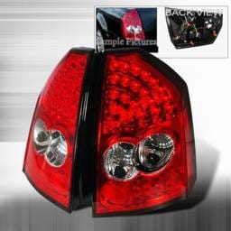 Chrysler 300 Custom Disco Red LED Taillights - LT-300C05RLED