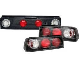 Honda CRX 4 Car Option Altezza Taillights - Black - LT-HX88JB-YD