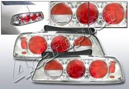 Honda Prelude 4 Car Option Altezza Taillights - V2 - Chrome - LT-HP97A2-KS