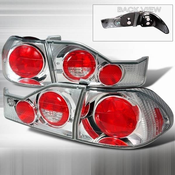 Honda Accord 4DR Custom Disco Chrome Taillights - LT-ACD984-YD