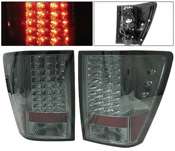 Jeep Grand Cherokee 4 Car Option LED Taillights - Smoke - LT-JGC05LEDSM-YD