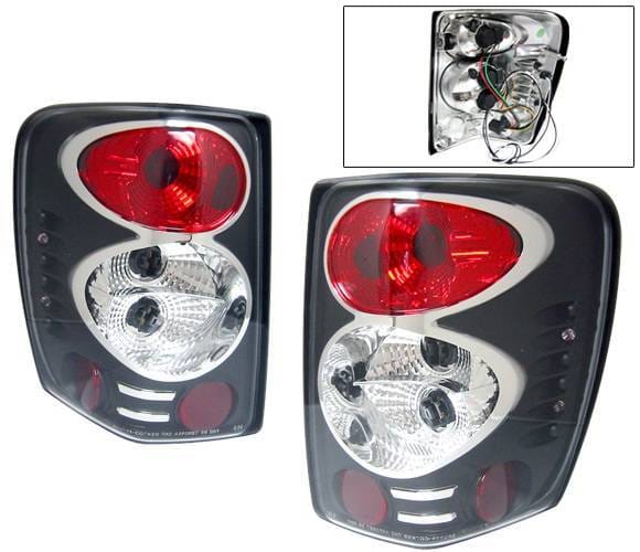 Jeep Grand Cherokee 4 Car Option Altezza Taillights - Black - LT-JGC99JB-YD