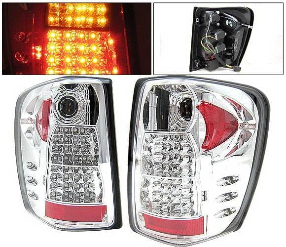 Jeep Grand Cherokee 4 Car Option LED Taillights - Chrome - LT-JGC99LEDC-YD
