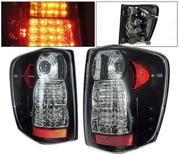 Jeep Grand Cherokee 4 Car Option LED Taillights - Black - LT-JGC99LEDJB-YD