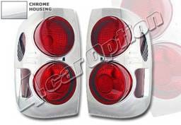 Infiniti QX-4 4 Car Option Altezza Taillights - Chrome - LT-IQX401A-KS