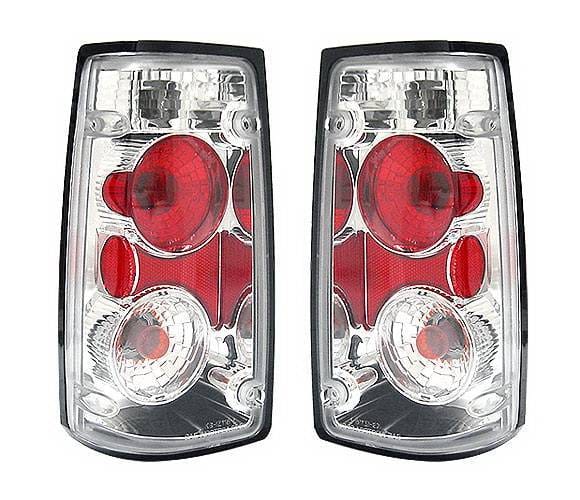 Isuzu Rodeo 4 Car Option Altezza Taillights - Chrome - LT-IR91A-KS