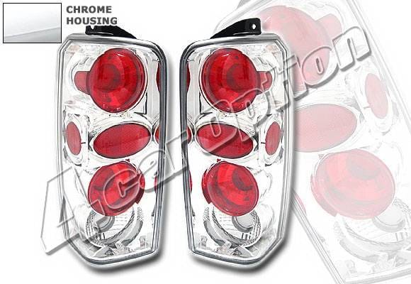 Jeep Cherokee 4 Car Option Altezza Taillights - Chrome - LT-JCK97A-KS