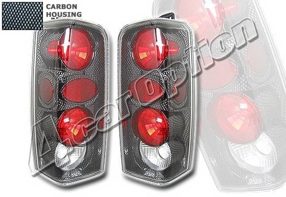 Jeep Cherokee 4 Car Option Altezza Taillights - Carbon Fiber Style - LT-JCK97F-KS