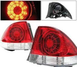 Lexus IS 4 Car Option LED Taillights - Red - LT-LIS300LEDR-YD