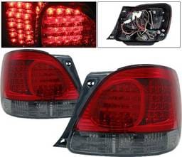 Lexus GS 4 Car Option LED Taillights - Red & Smoke - LT-LGS98RSM-LED