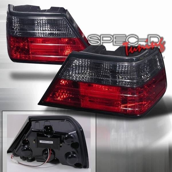 Mercedes-Benz E Class Custom Disco Red & Smoke LED Taillights - LT-BW12486GRLED