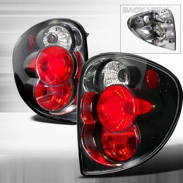 Dodge Caravan Custom Disco Black Taillights - LT-CAR01JM-YD