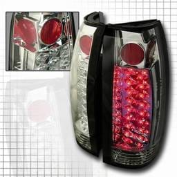 Chevrolet C10 Custom Disco Clear & Chrome LED Taillights - LT-C1088CLED