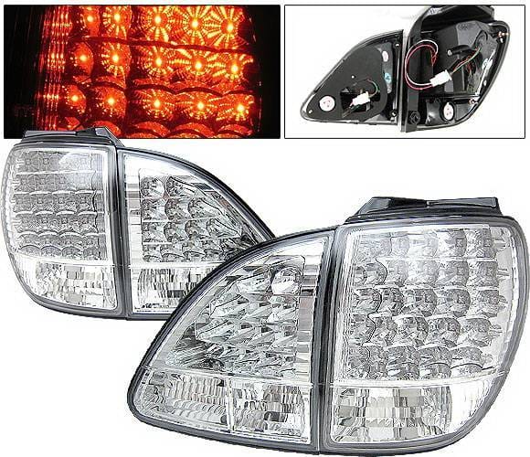 Lexus RX 4 Car Option LED Taillights - Clear - LT-LRX98LEDC-YD