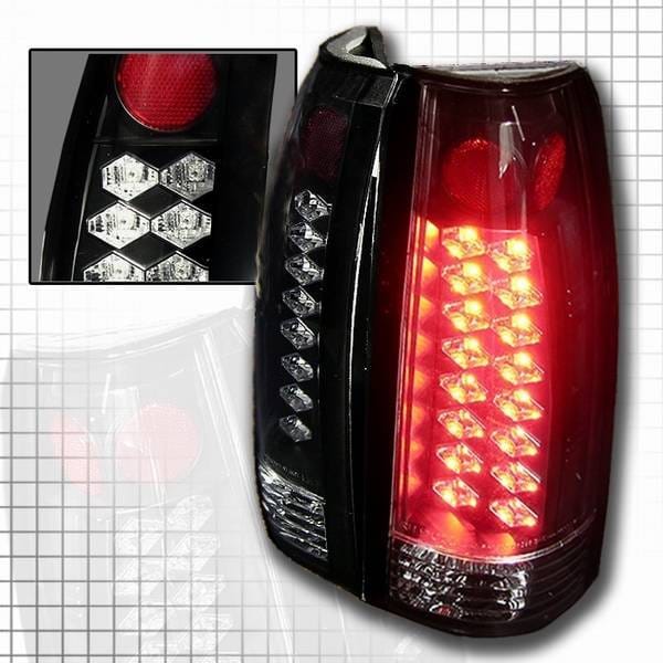 Chevrolet C10 Custom Disco Black LED Taillights - LT-C1088JMLED