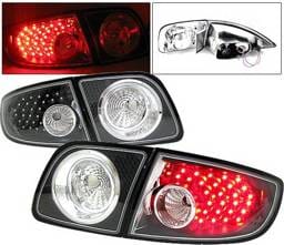 Mazda 3 4DR 4 Car Option LED Taillights - Black - LT-MAZ34LEDJB-6