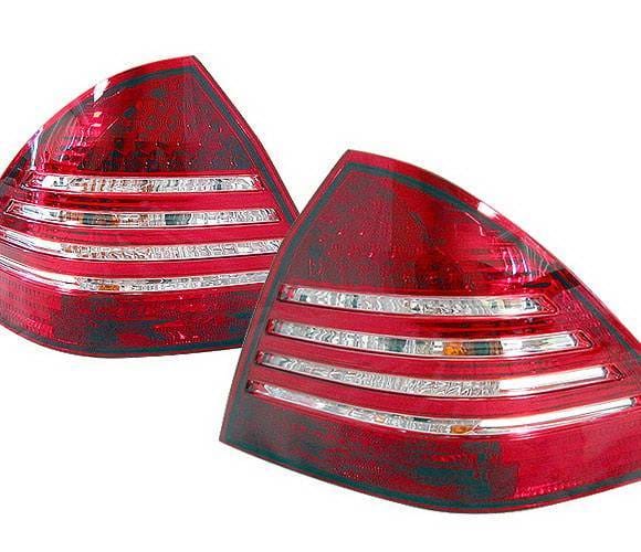 Mercedes-Benz C Class 4 Car Option LED Taillights - LT-MBZC01LED-KS