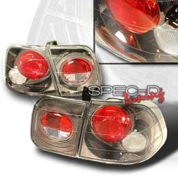 Honda Civic 4DR Custom Disco Gunmetal Taillights - LT-CV964G-YD